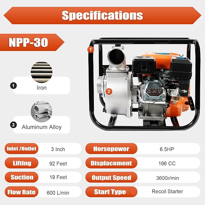 Neptune NPP-30 Petrol Engine - supplier gallery image 2