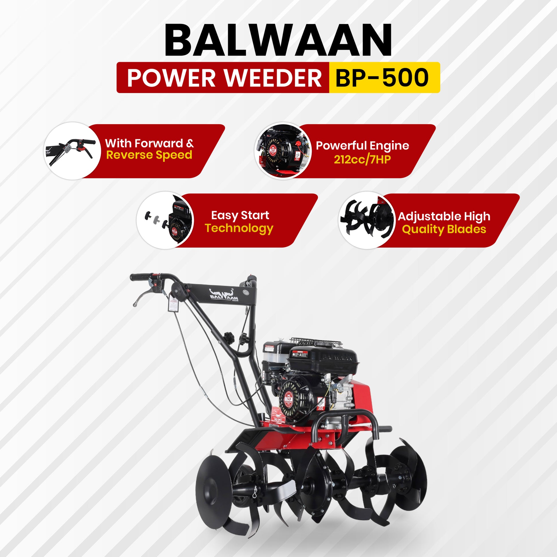Balwaan 7 HP Power Weeder | BP-500