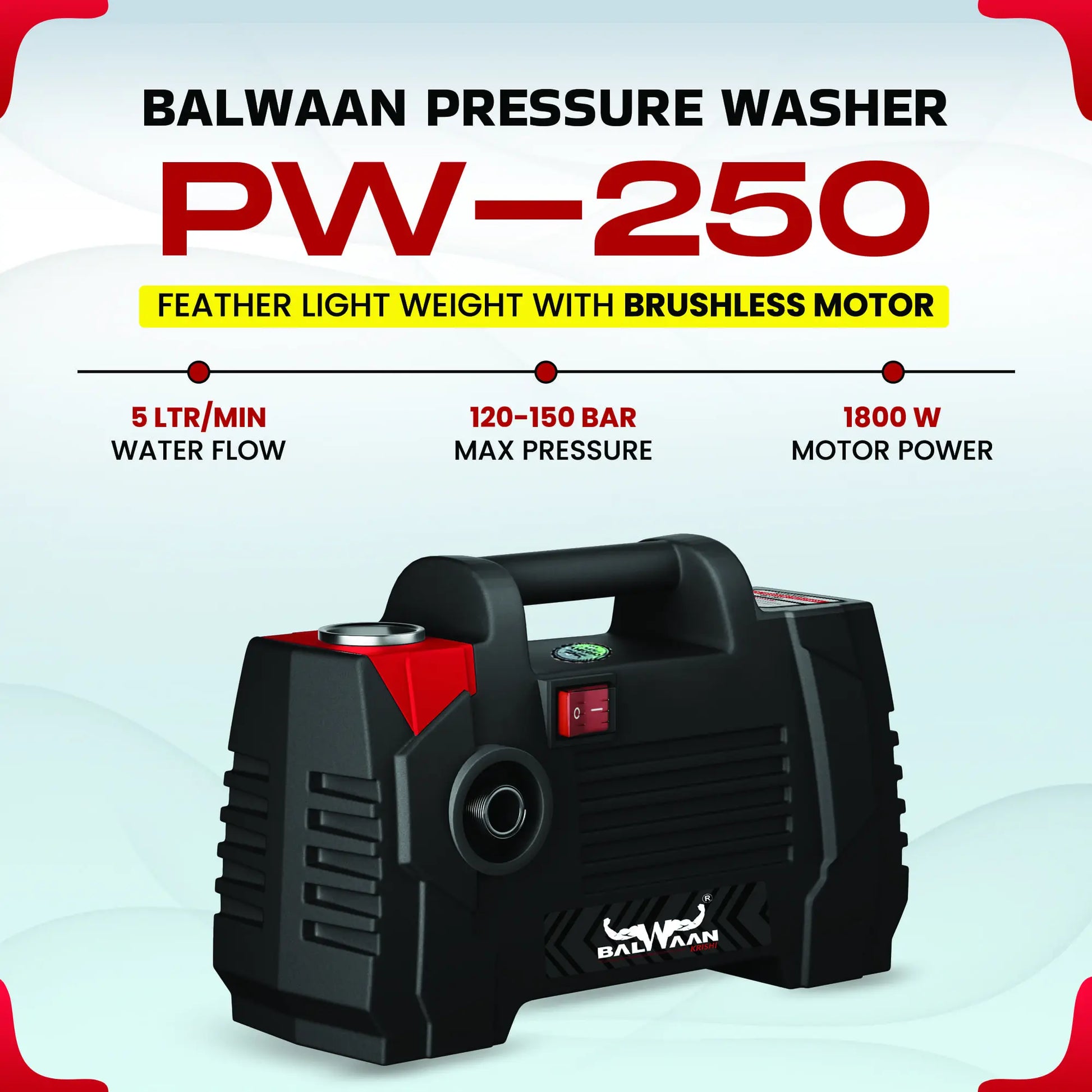 Balwaan Pressure washer (PW-250)