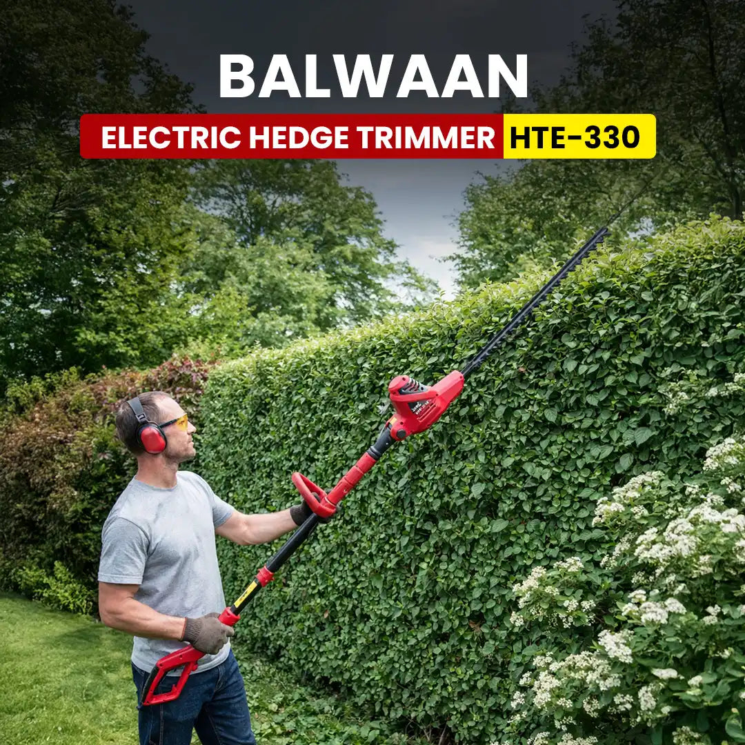 Balwaan High-Power Electric Hedge Trimmer HTE-330 For Clean & Easy Garden Trimming