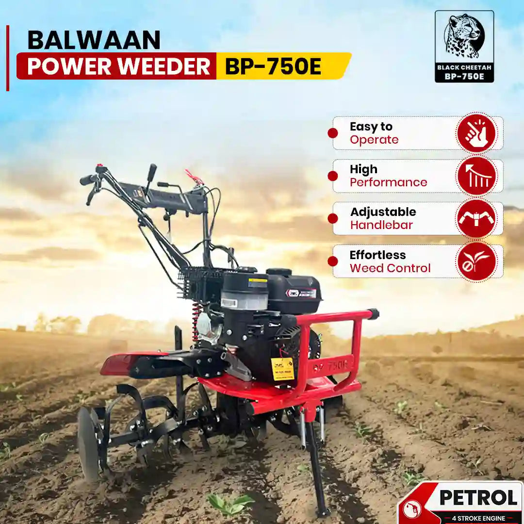 Balwaan Black Cheetah Power Weeder | BP-750E