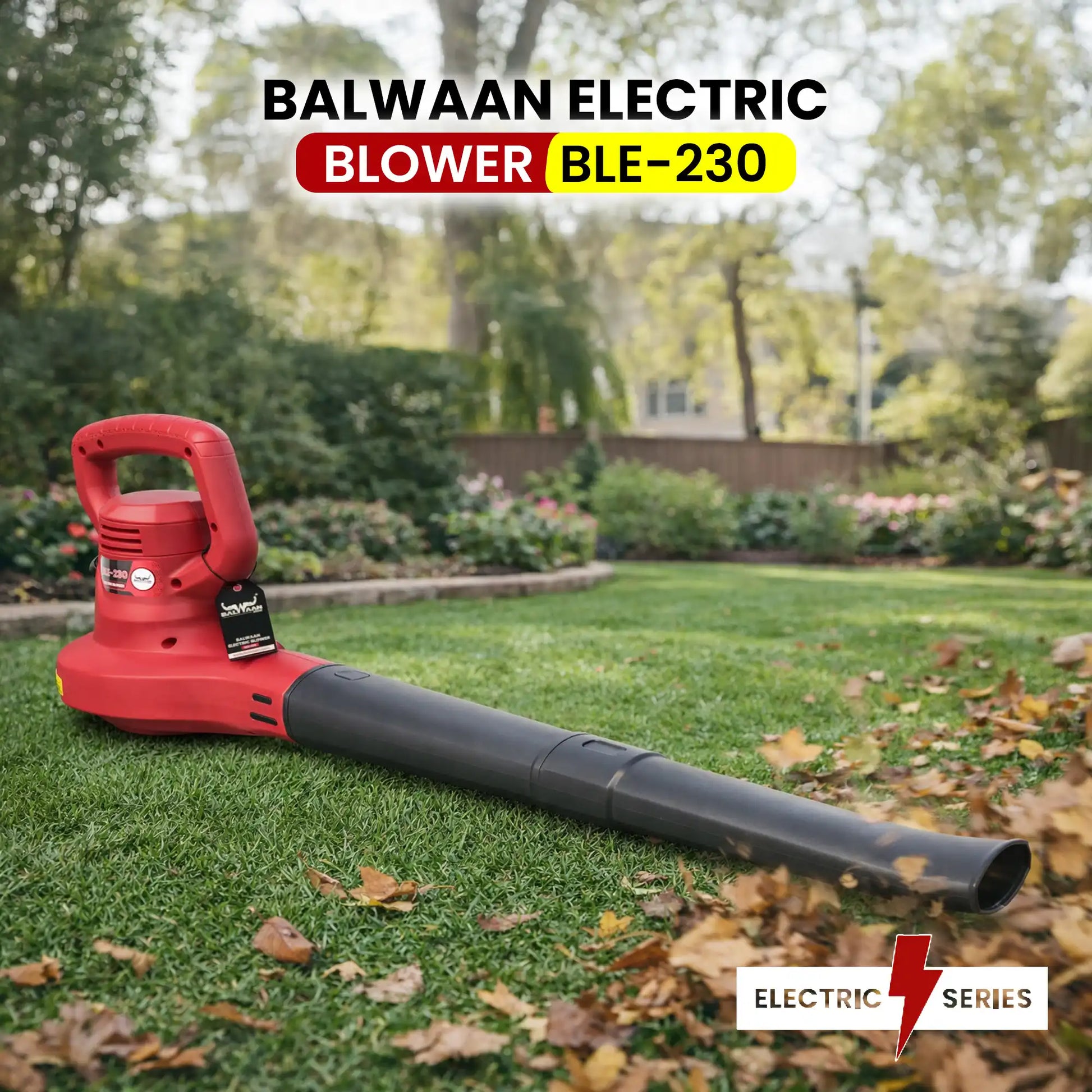 Balwaan Electric Blower BLE-230 – 900W High Speed Electric Air Blower for Cleaning & Drying