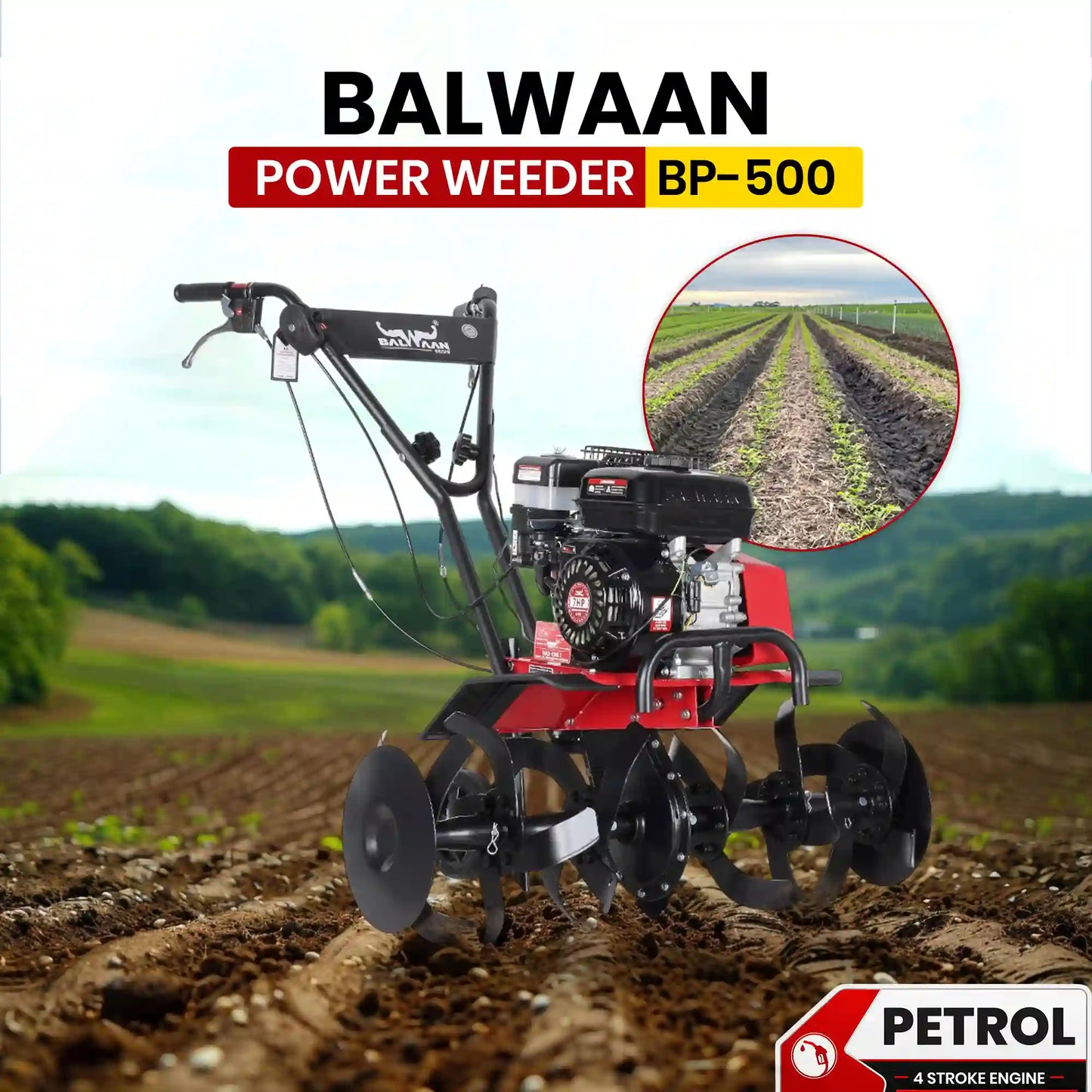 Balwaan 7 HP Power Weeder | BP-500