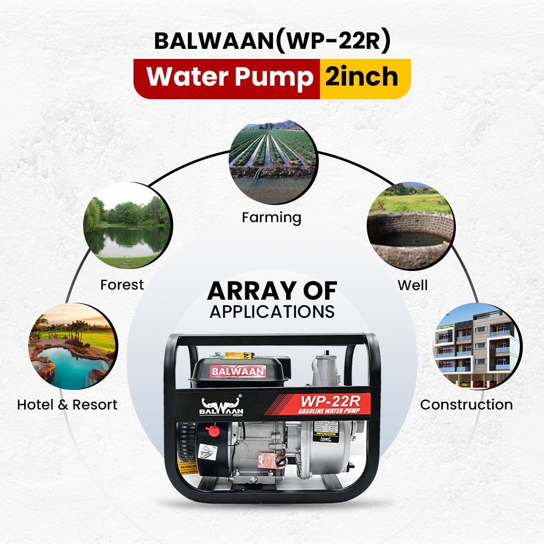Balwaan WP-22R 7HP Water Pump