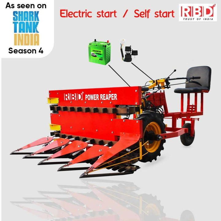 RBD 6HP सेल्फ-स्टार्ट पॉवर रीपर सीटसह
