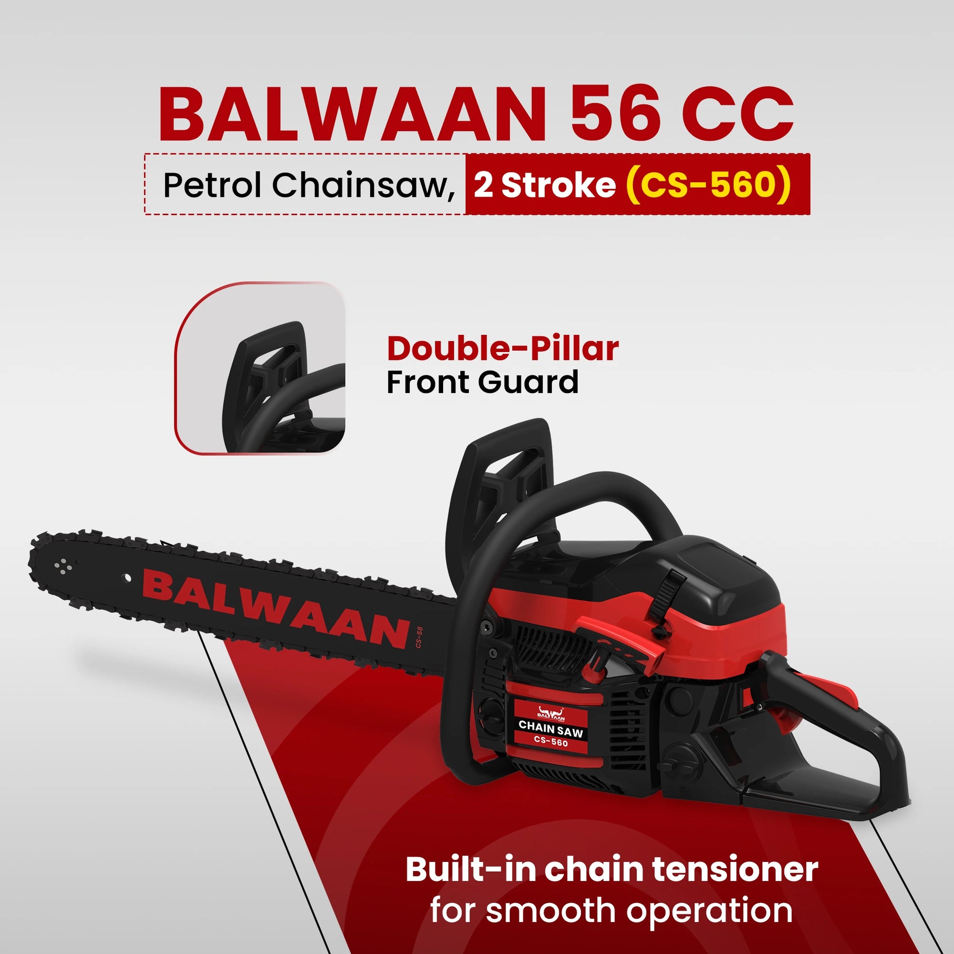 Balwaan CS-560 Chainsaw | 22 Inches