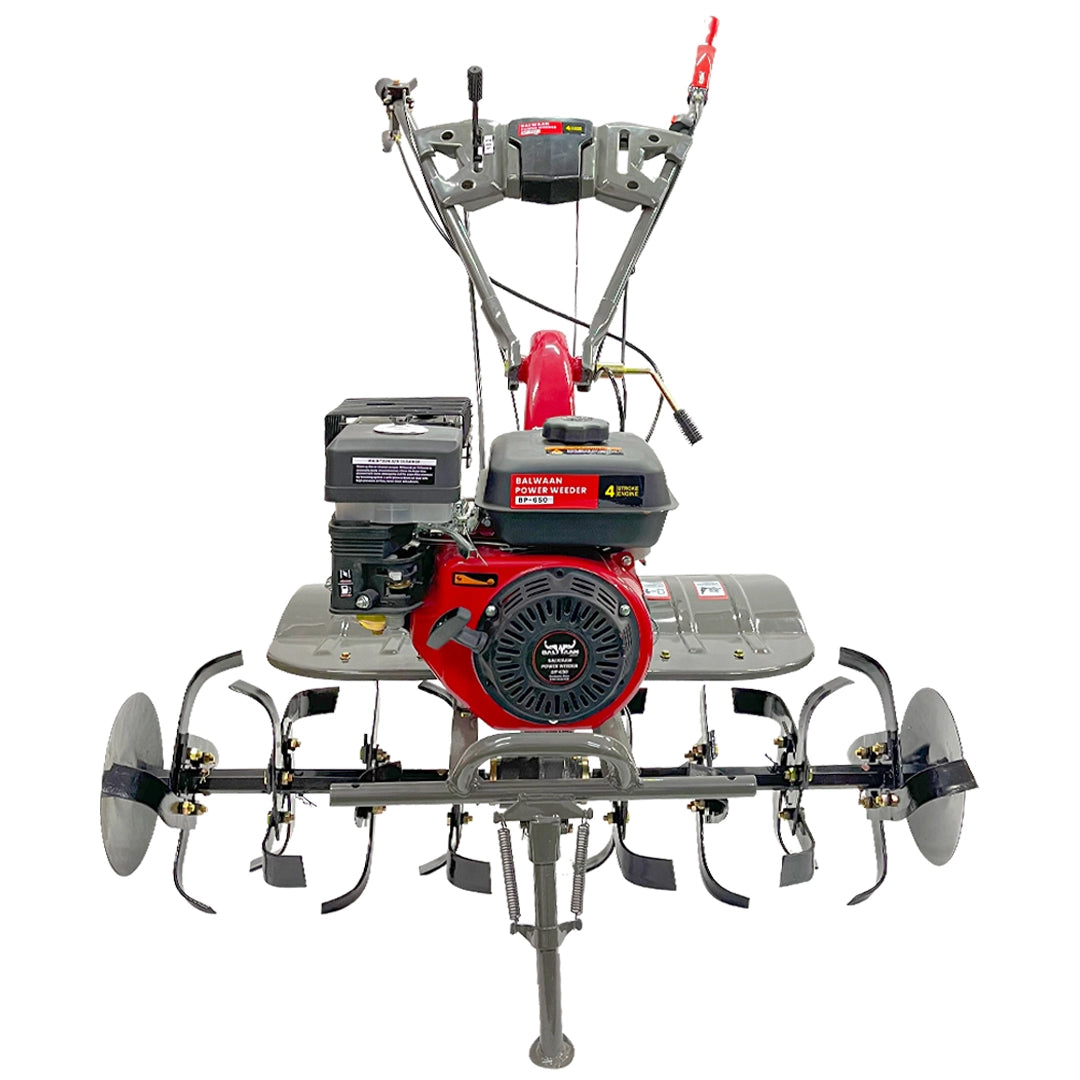 7HP Power Weeder BP-650 | 212cc Multi Attachment Weeding Machine | Perfect for all types of Soil Preparation