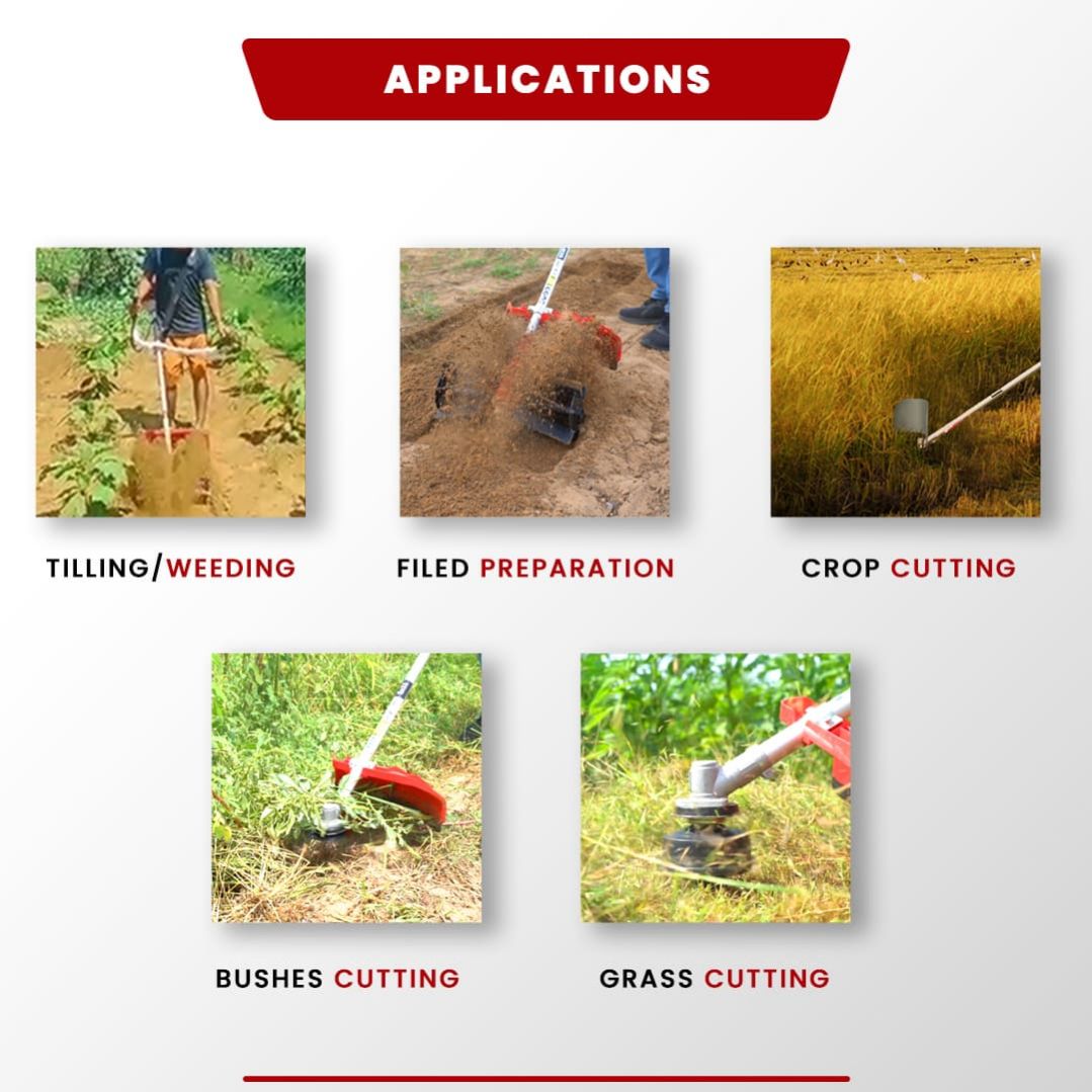 Balwaan Back Pack Crop Cutter with Tiller| 35cc