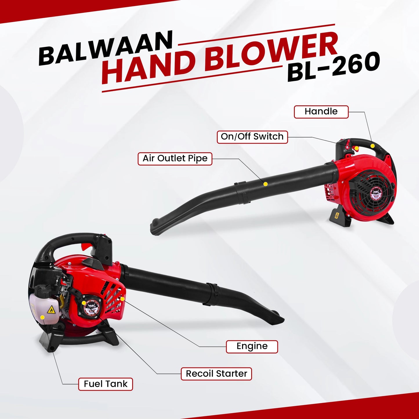 Balwaan BL-260 Portable Hand Blower