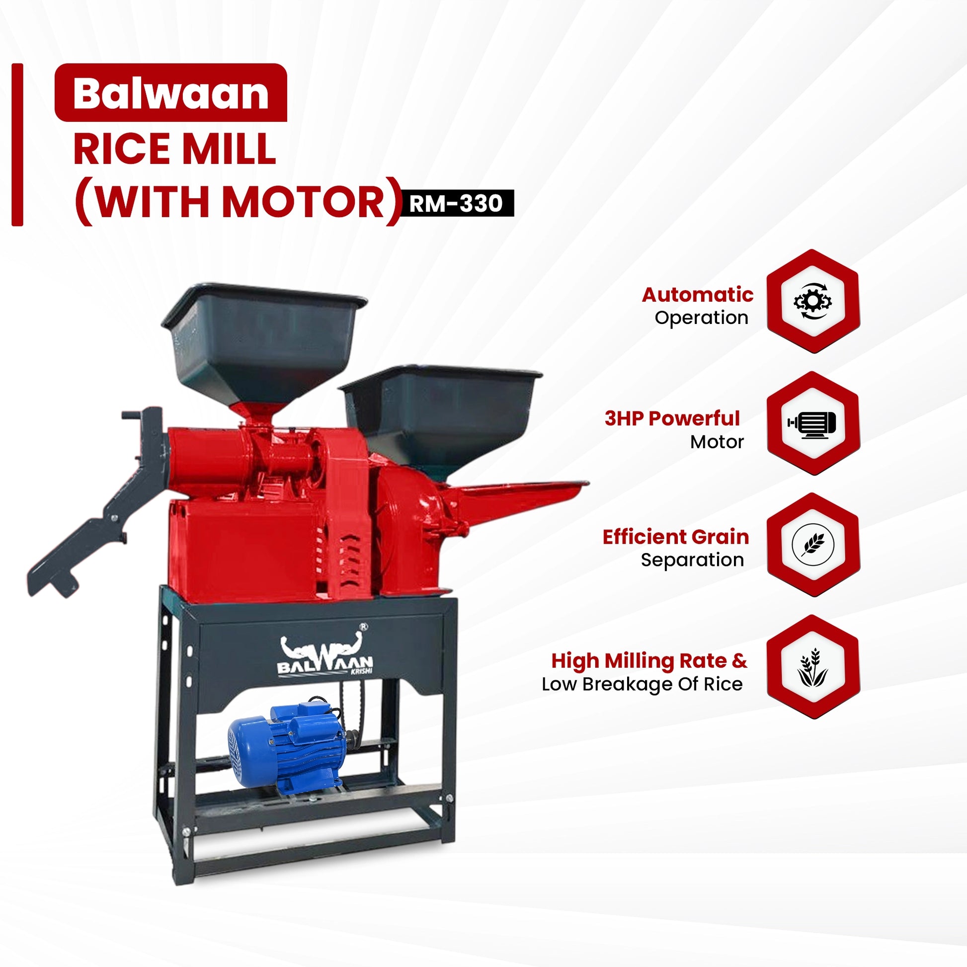 Balwaan Rice Mill Combine (RM-330)