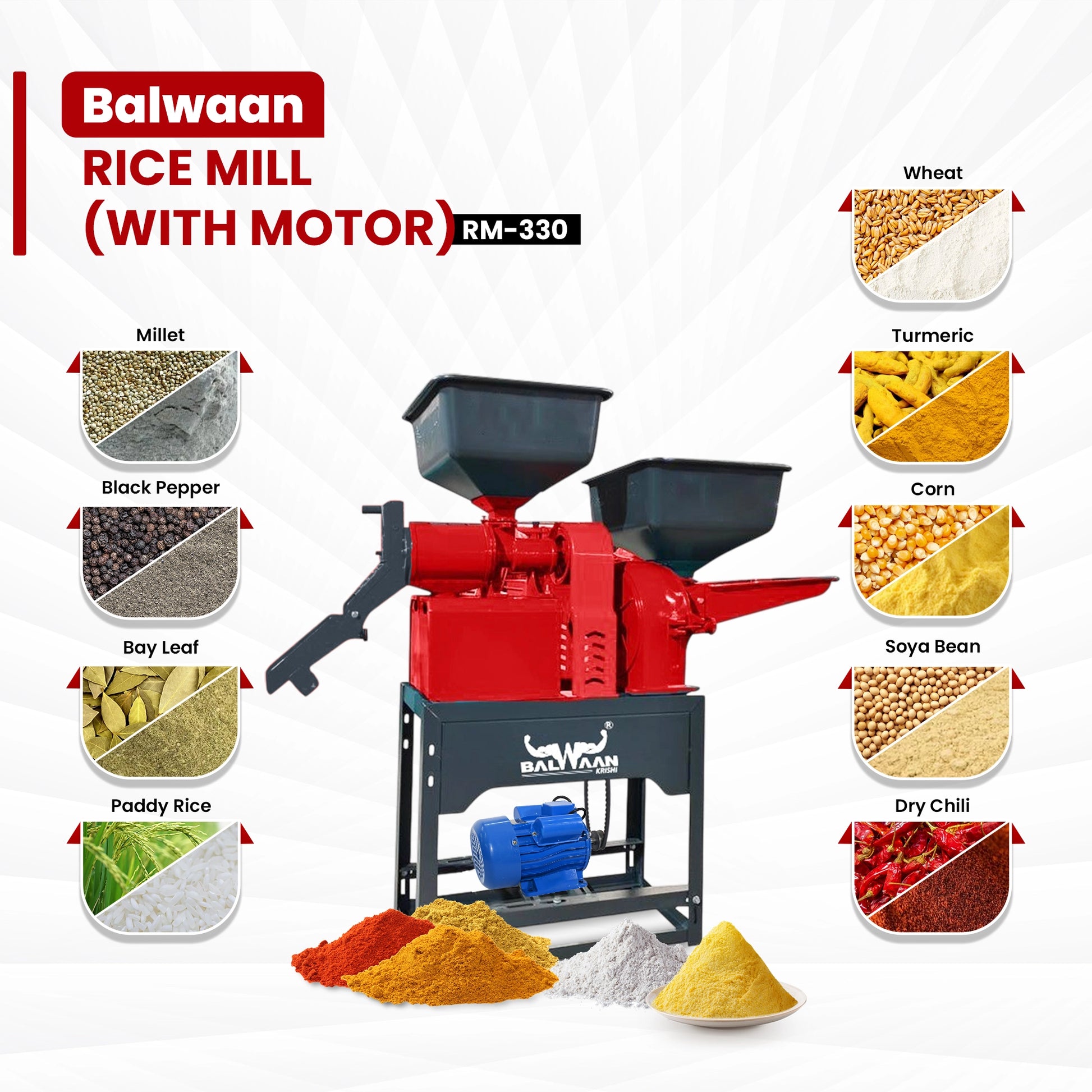Balwaan Rice Mill Combine (RM-330)