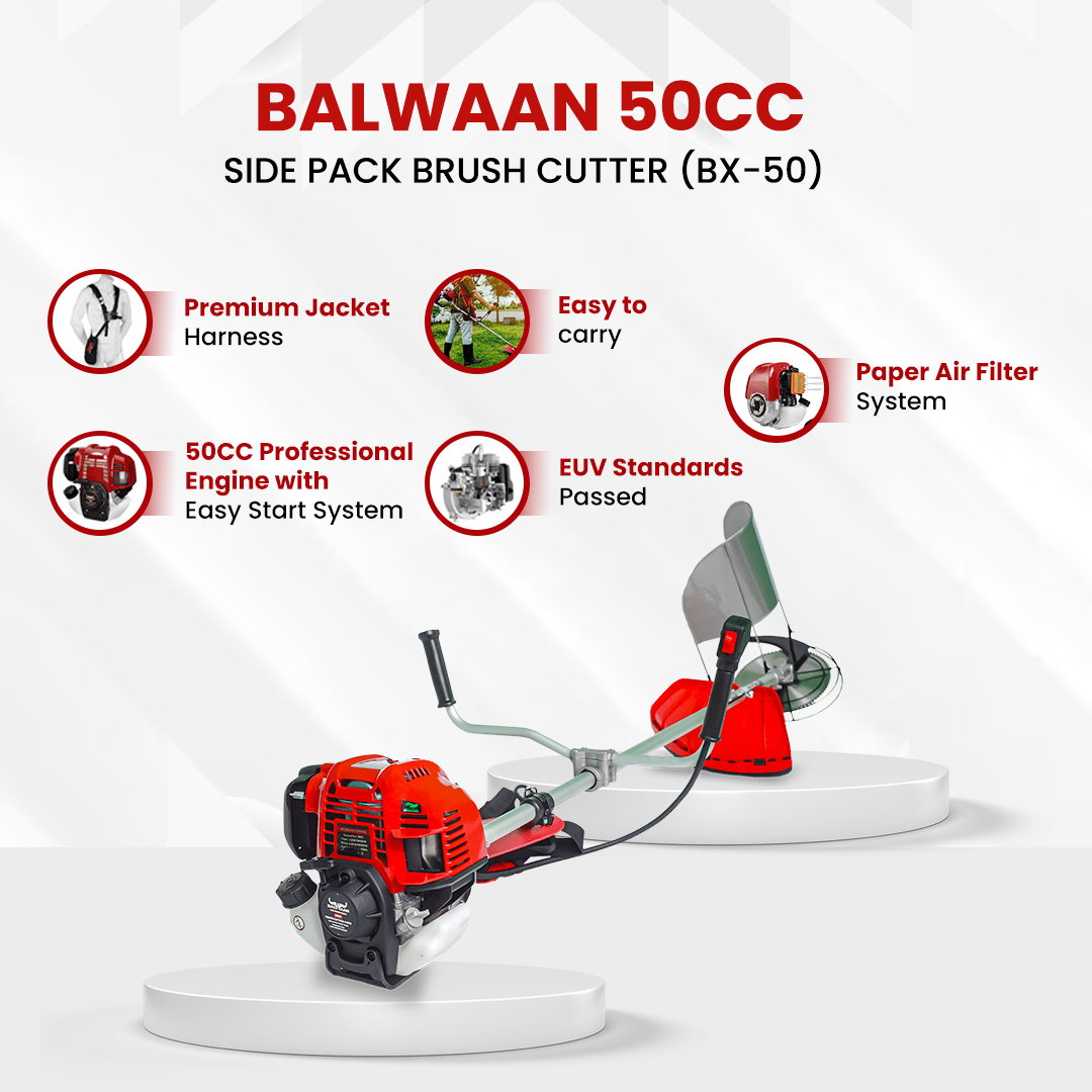 Balwaan 50cc Side Pack Crop cum Grass Cutter| BX-50
