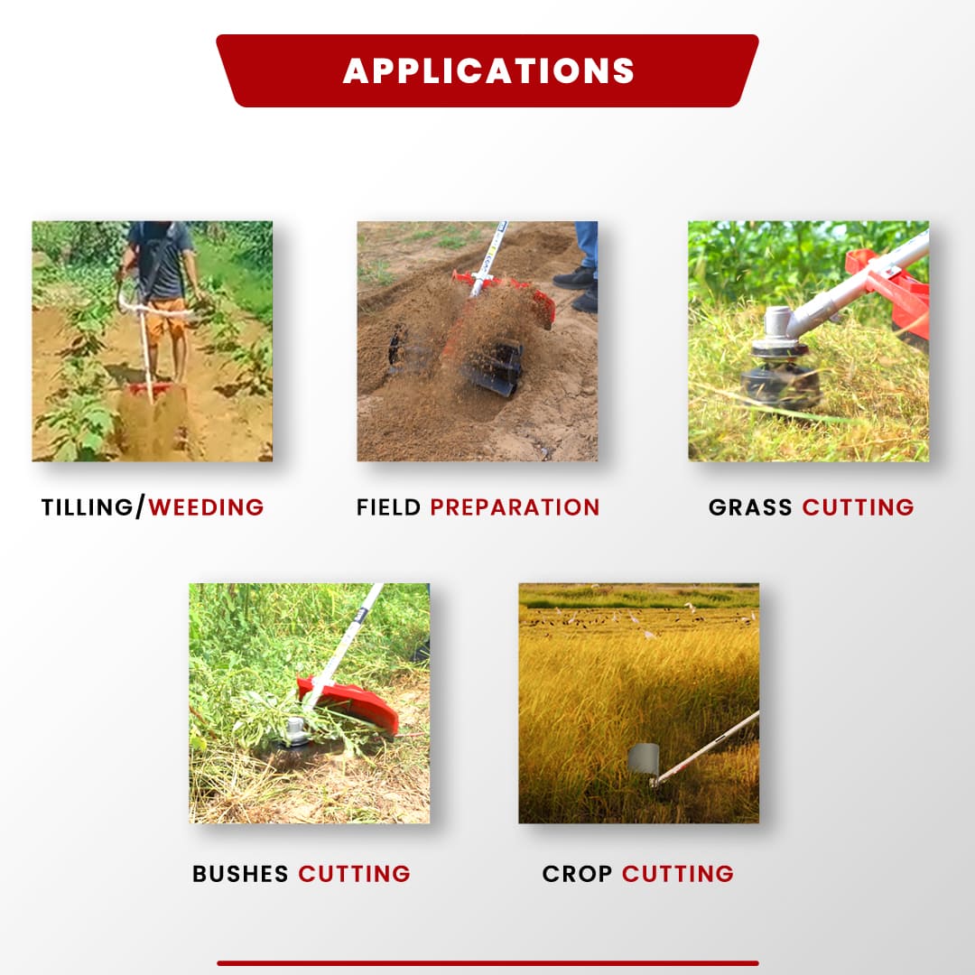 Balwaan Side Pack Crop Cutter with Tiller| 35cc