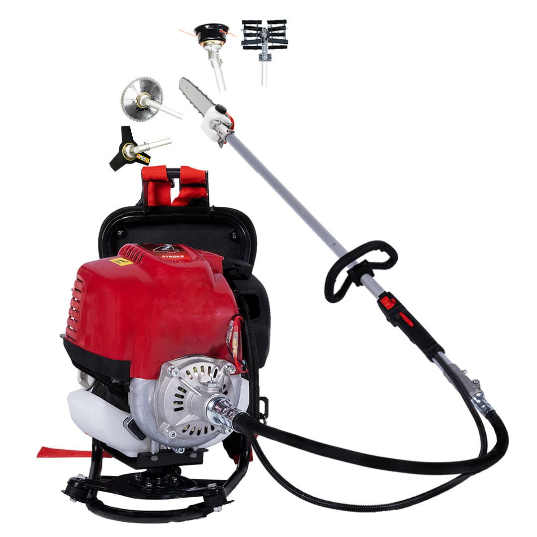 Balwaan BX-35B Brush Cutter with Chainsaw & Tiller Attachment