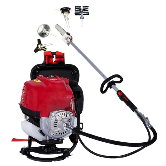 Balwaan BX-35B Brush Cutter with Chainsaw & Tiller Attachment