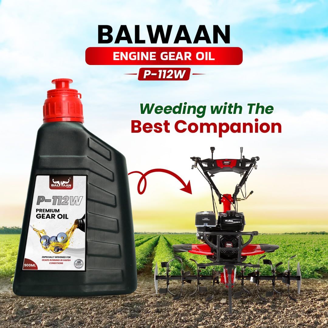 Balwaan Premium Engine Gear Oil (P-112W) 900ml | High Load Protection Extended Gear Life