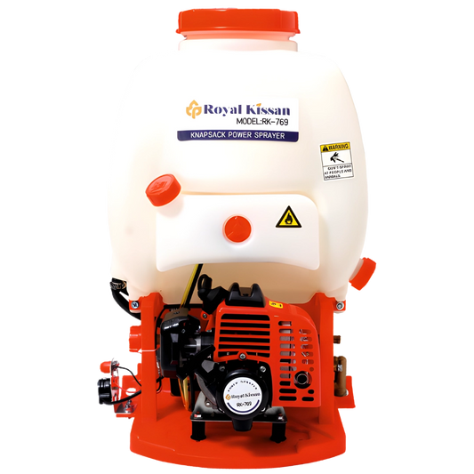 1.2 HP Knapsack Sprayer | RK-KSA-769 | 2-Stroke Engine | 15L Tank Capacity | Aluminium Head