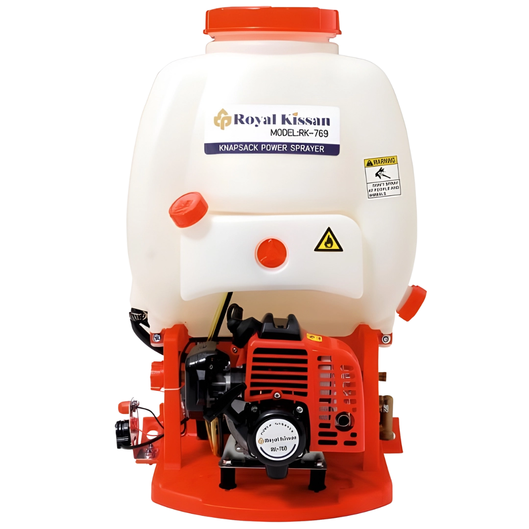 Knapsack Sprayer 1.2 HP | RK-KSC-769/1E34F | 2-Stroke Engine | 5L Tank Capacity | Copper Head Technology