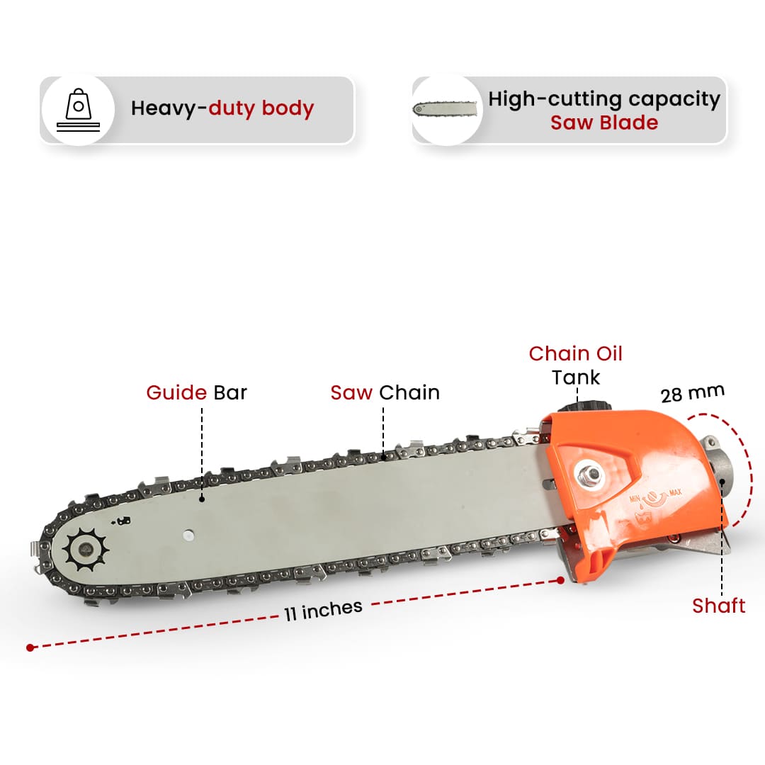 Balwaan Side Pack Crop Cutter with Chainsaw| 35cc