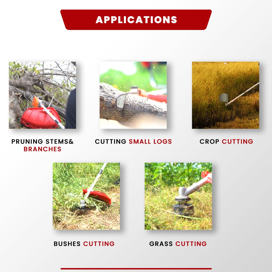 Balwaan Side Pack Crop Cutter with Chainsaw| 35cc