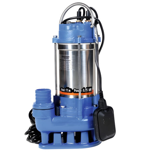 Royal Kissan Submersible Sewage Water Pump | 1HP High-Flow Model | WQD10-11-0.75A