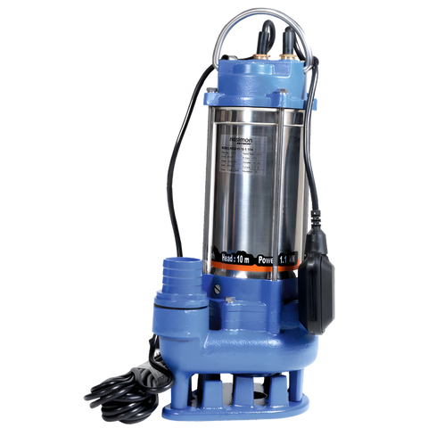 Royal Kissan WQD15-10-1.1FA Sewage Pump 1.5HP - Product Image 1