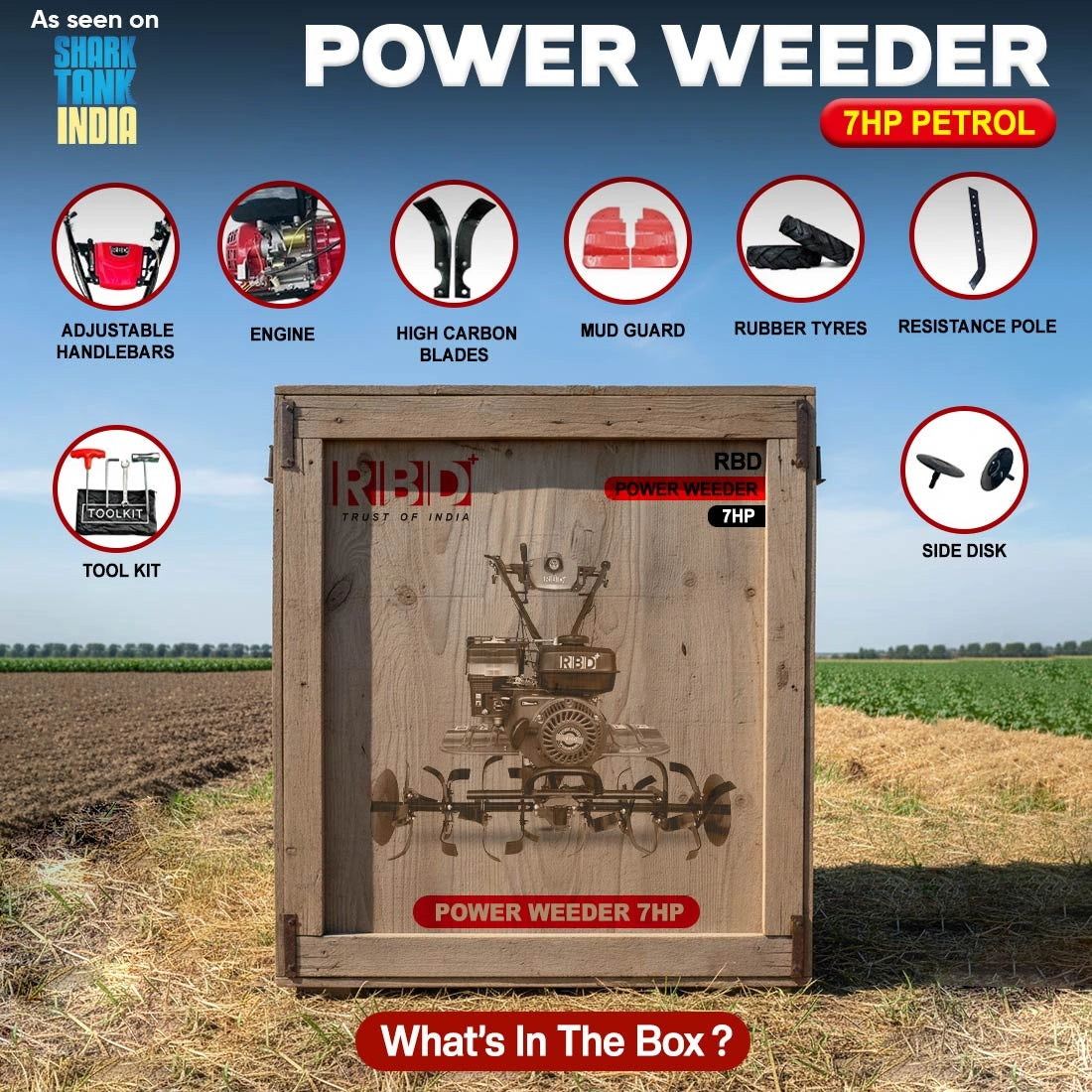 RBD 7HP Power Weeder - supplier gallery image 4