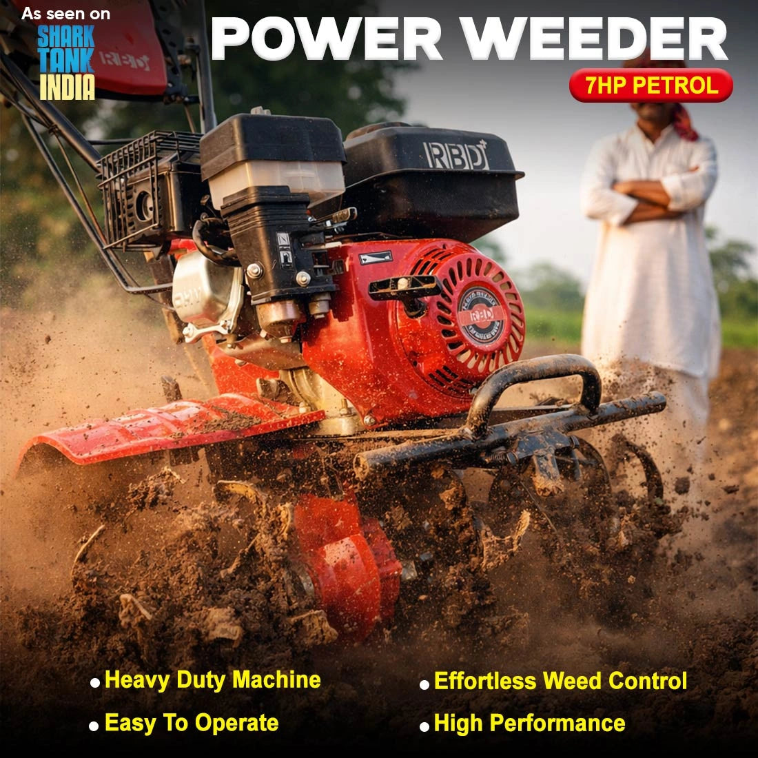 RBD 7HP Power Weeder - supplier gallery image 1