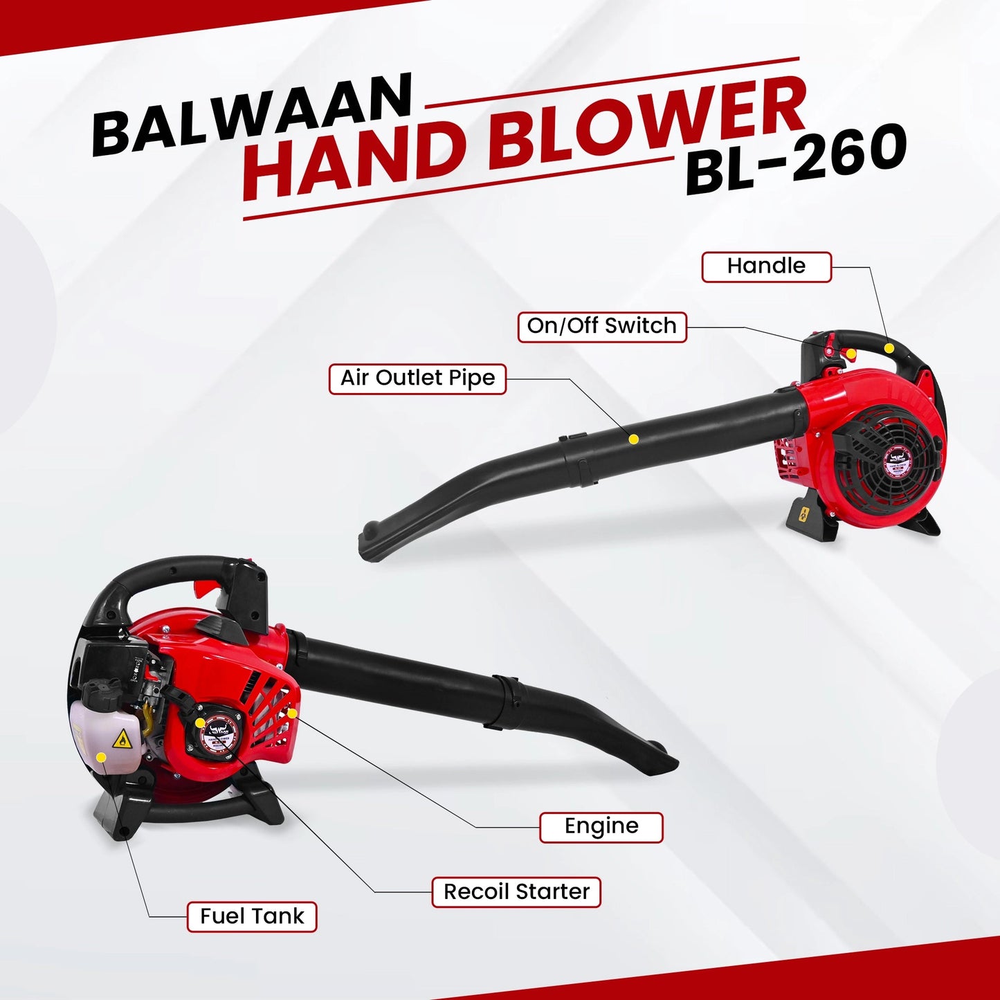 Balwaan BL - 260 Portable Hand Blower by Balwaan | KrishiGears