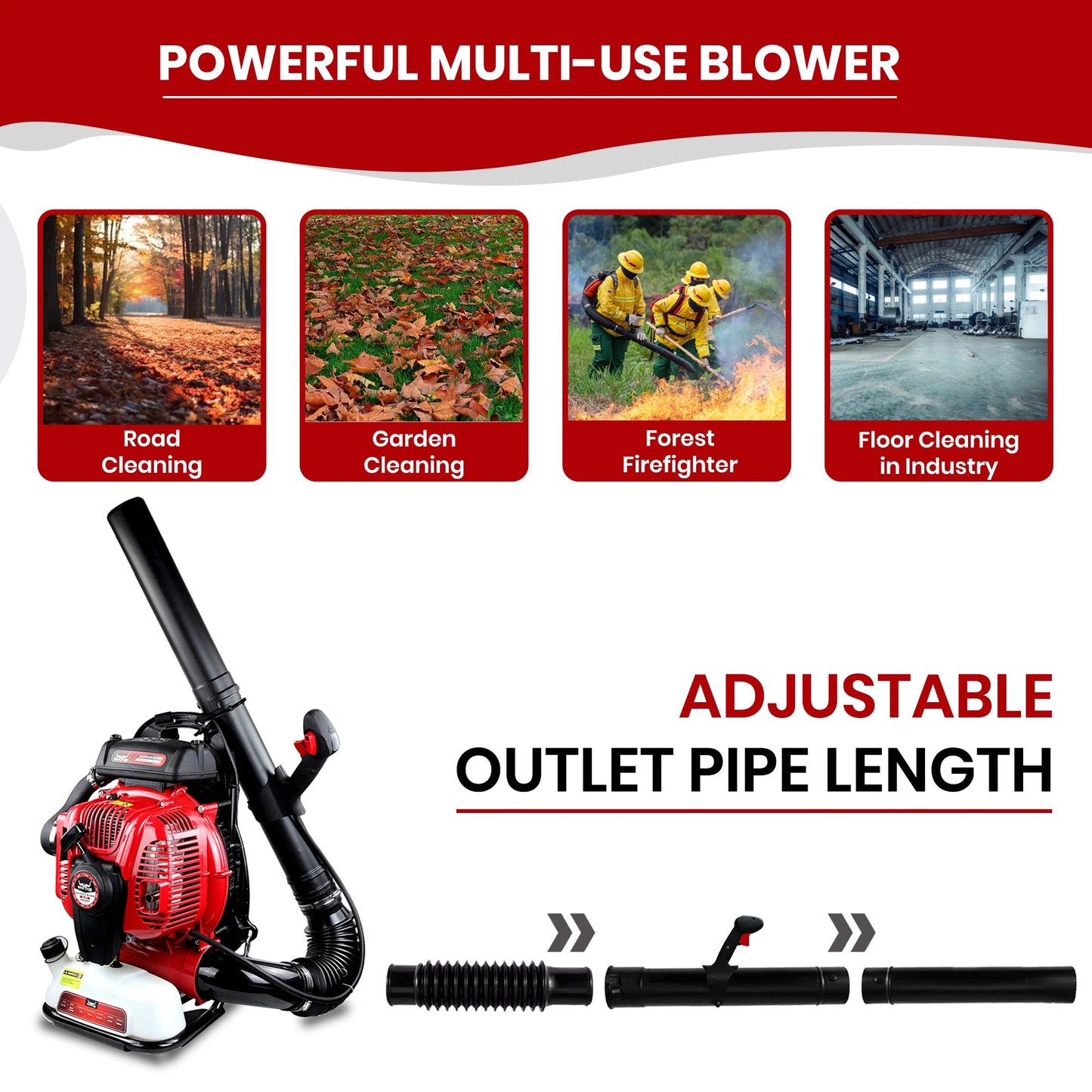 Balwaan BL - 770 Backpack Leaf Blower by Balwaan | KrishiGears