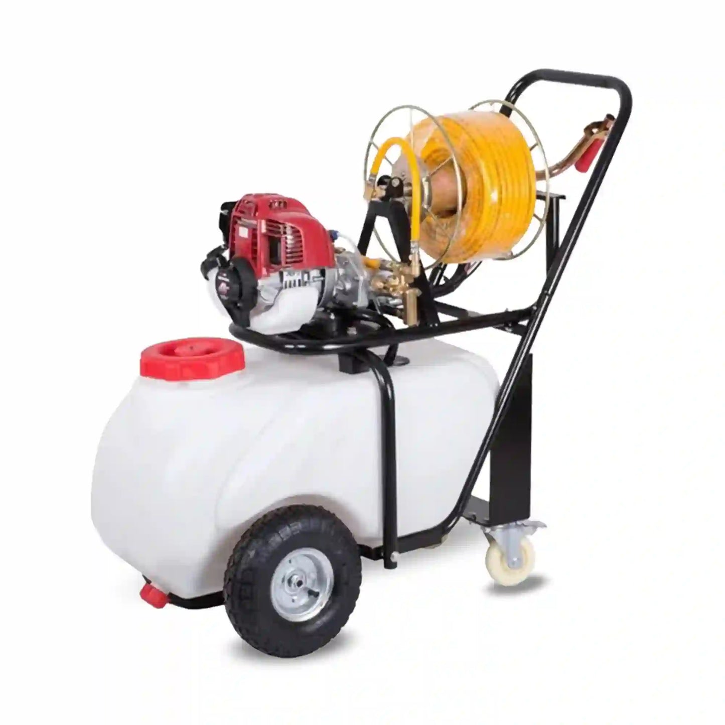 Balwaan BPS-60 Portable Power Sprayer with Trolley | 50L Tank | 35CC Petrol Engine | 30m Hose | Brass Pump | For Pestici