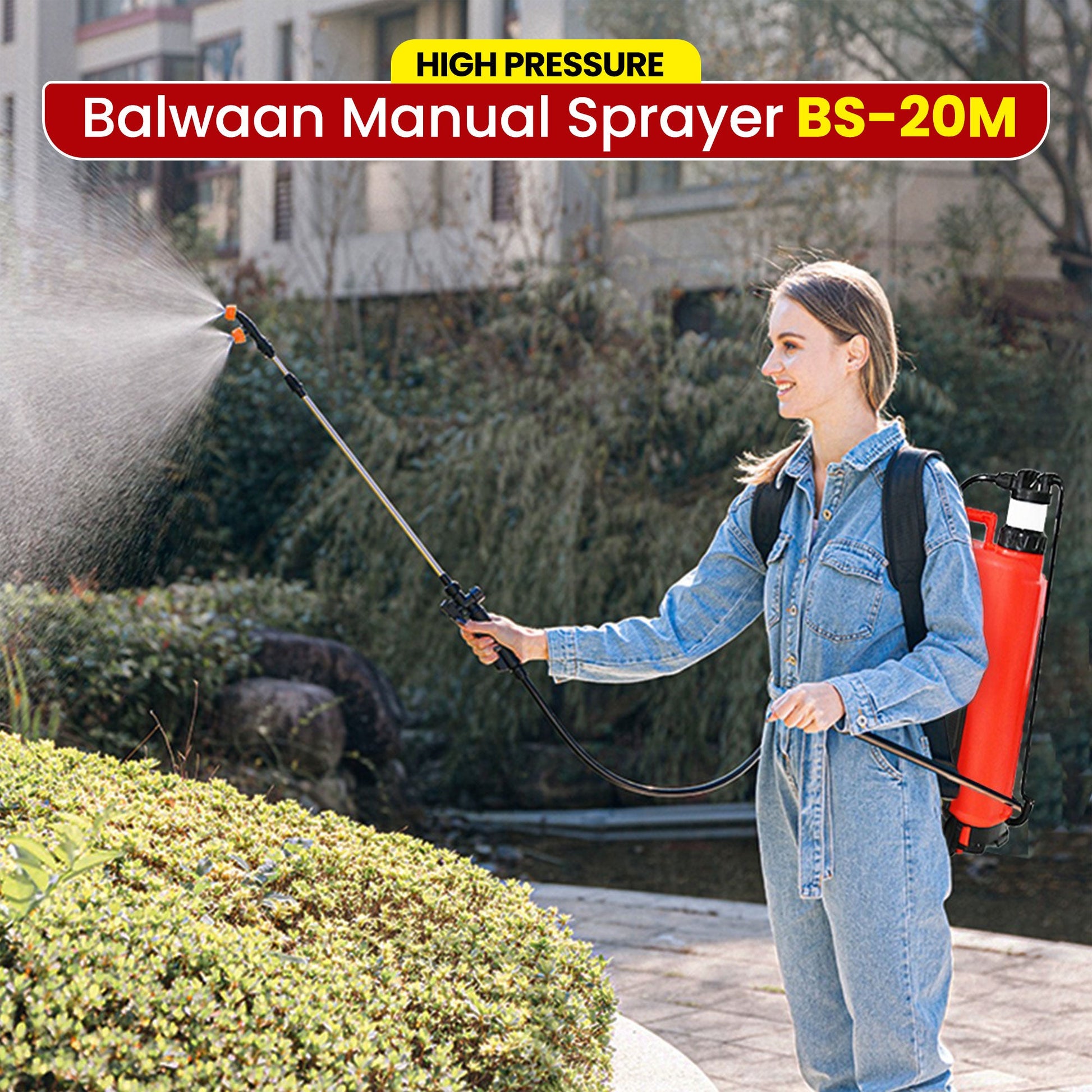 Balwaan BS - 20M Manual Sprayer (20 Liters) by Balwaan | KrishiGears
