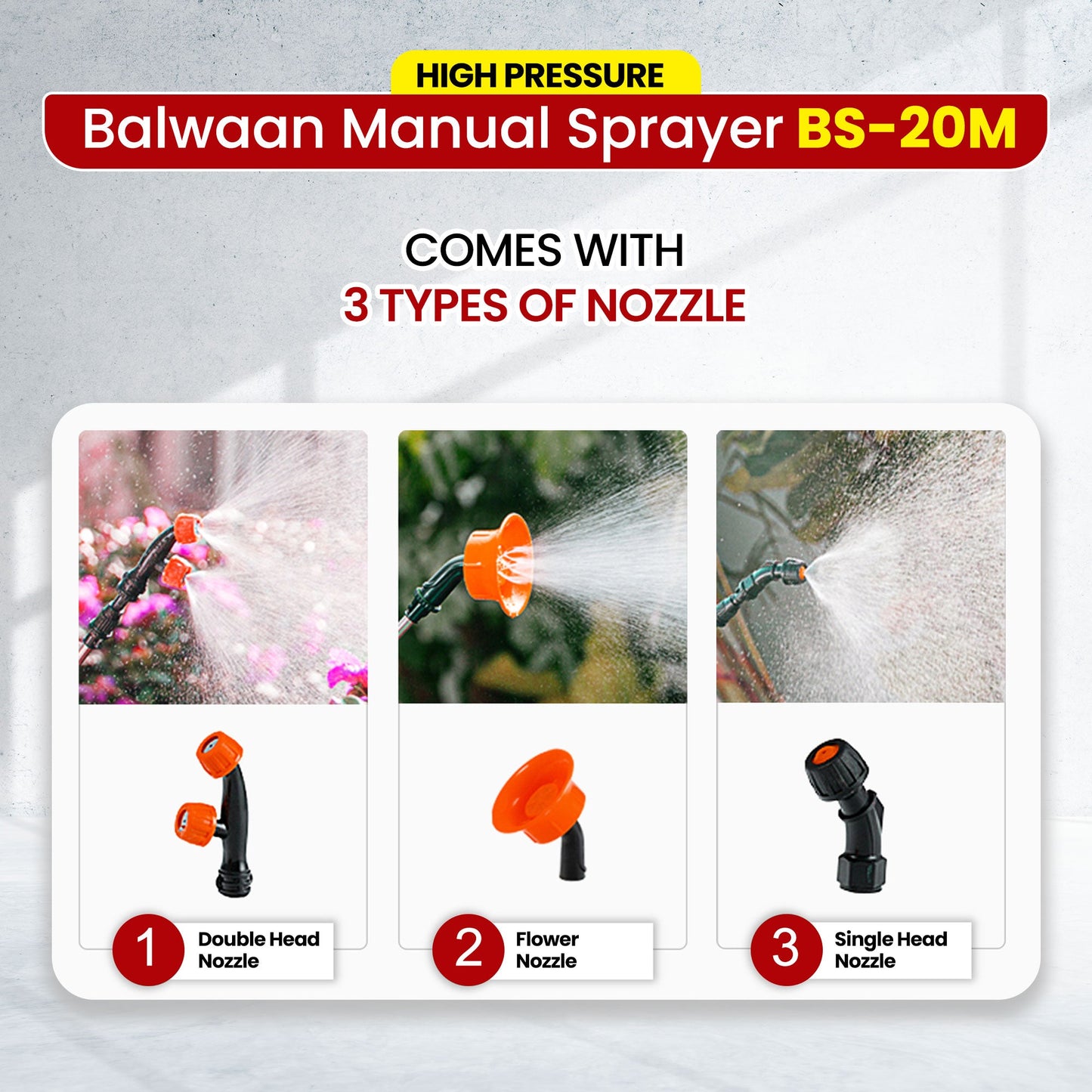Balwaan BS - 20M Manual Sprayer (20 Liters) by Balwaan | KrishiGears