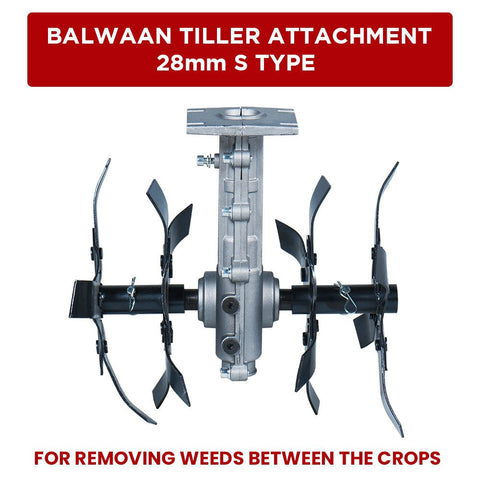 Balwaan BTA-28 S-Type Tiller Attachment by Balwaan | FarmingTools.in