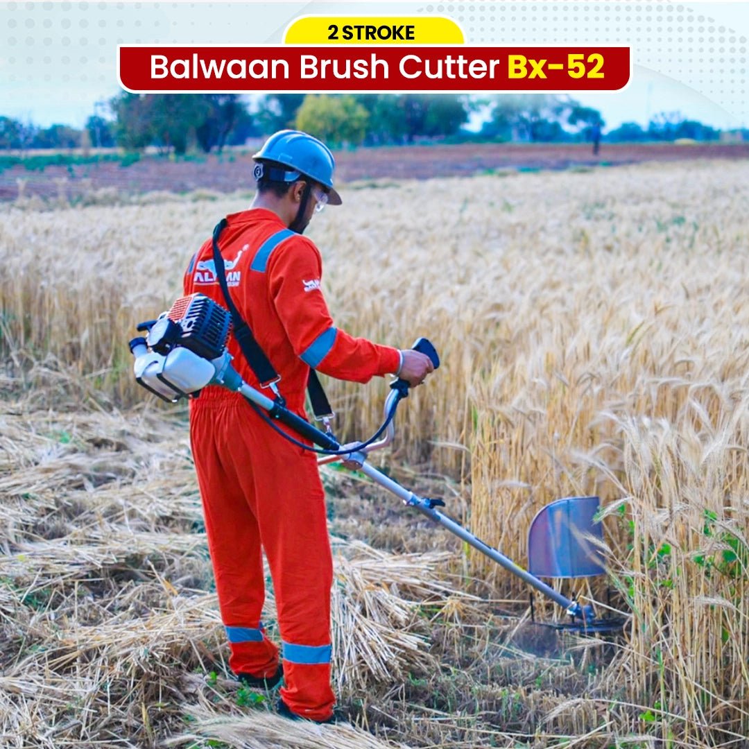 Balwaan BX - 52 2 Stroke 52cc Side Pack Brush Cutter by Balwaan | KrishiGears