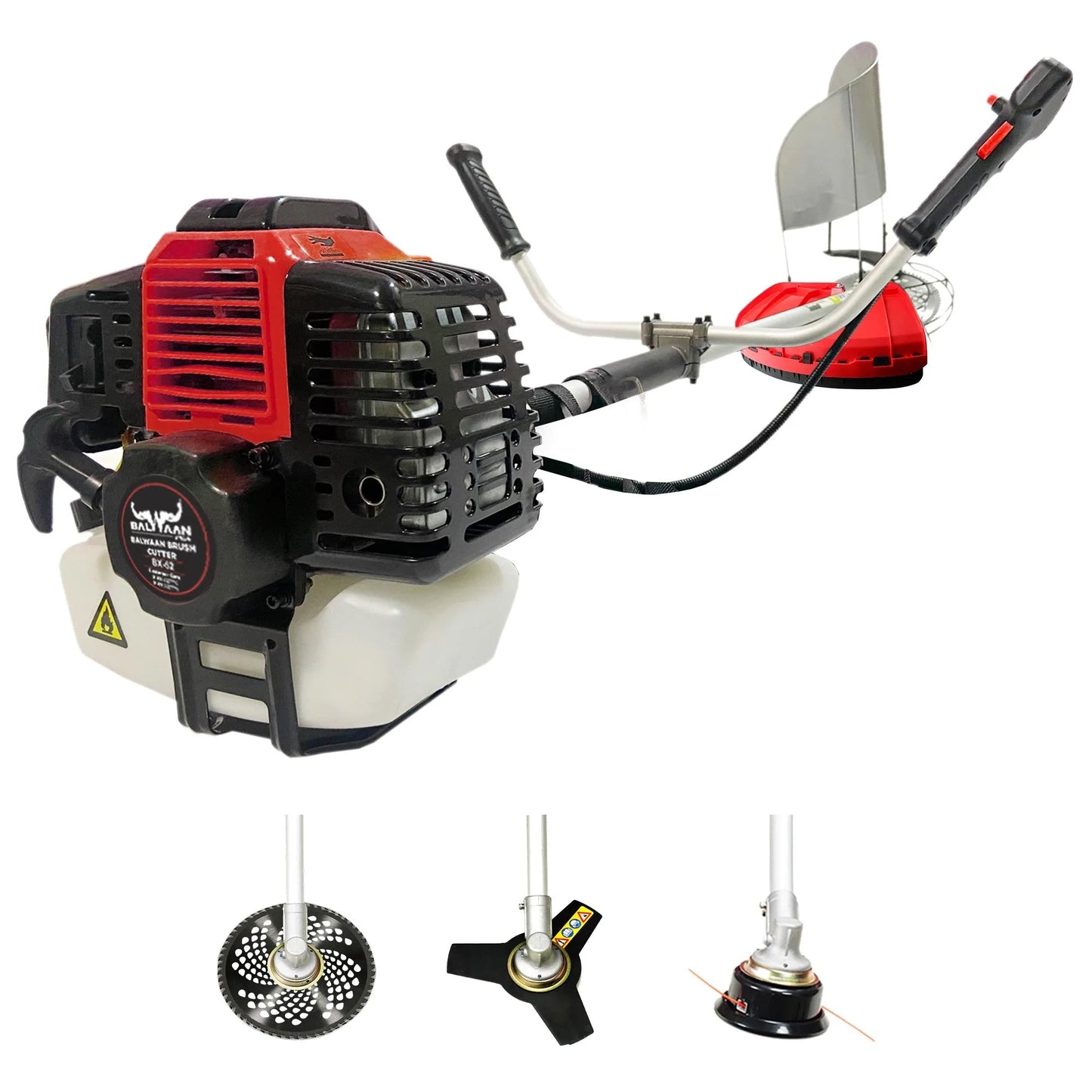 Balwaan BX - 52 2 Stroke 52cc Side Pack Brush Cutter by Balwaan | KrishiGears