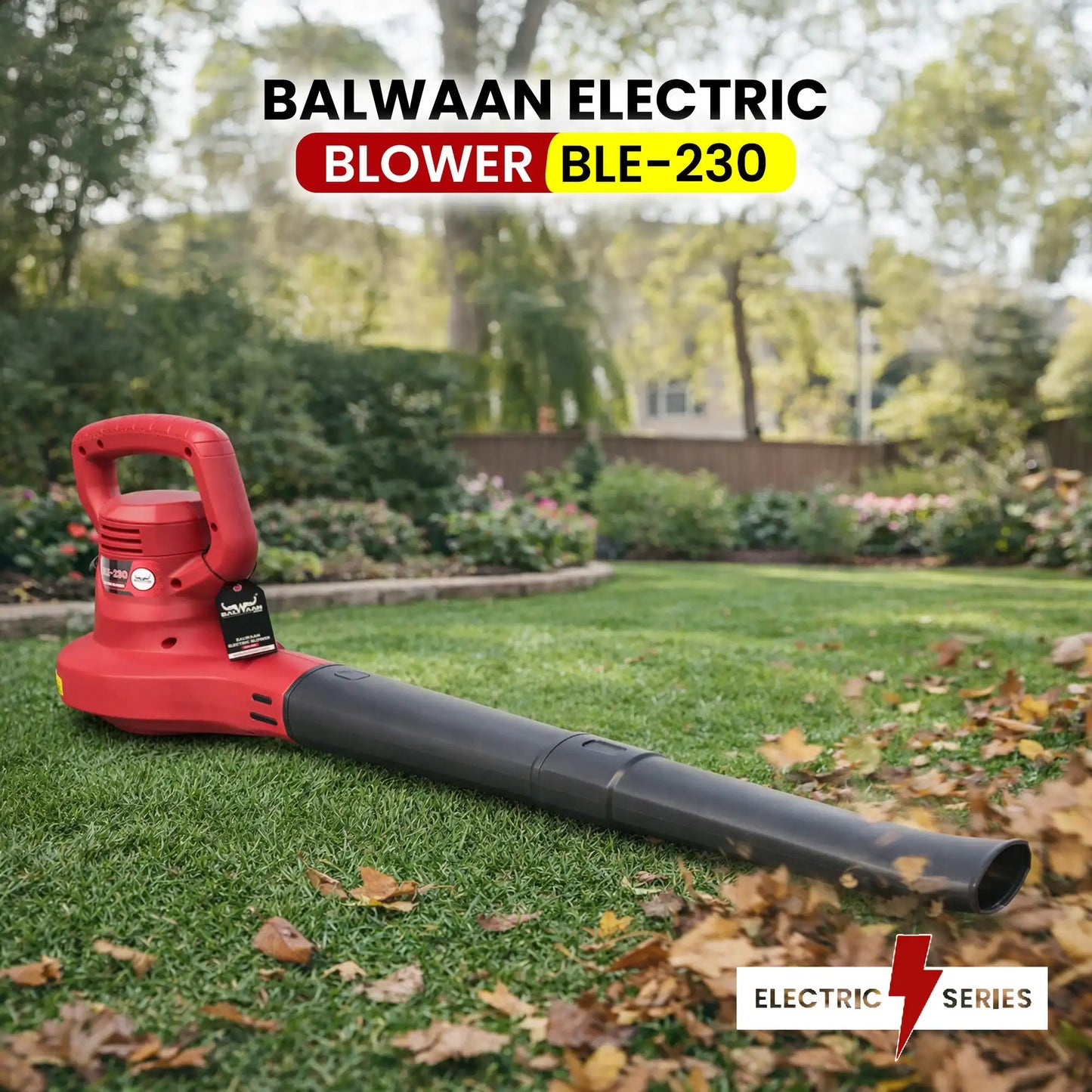 Balwaan Electric Blower BLE - 230 – 900W High Speed Electric Air Blower for Cleaning & Drying by Balwaan | KrishiGears