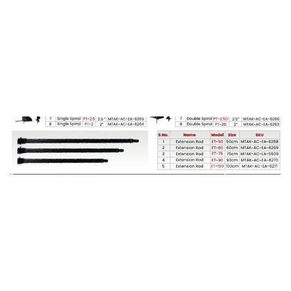Balwaan ET-90 Earth Auger Extension Rod 90cm by Balwaan | FarmingTools.in