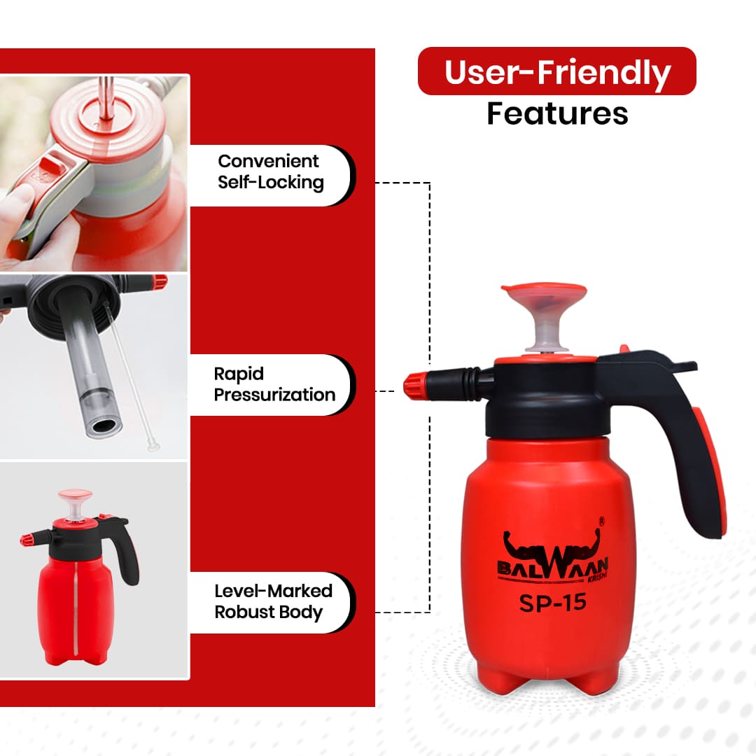 Balwaan 3 in 1 Manual Sprayer 1.5 Liters (SP-15)