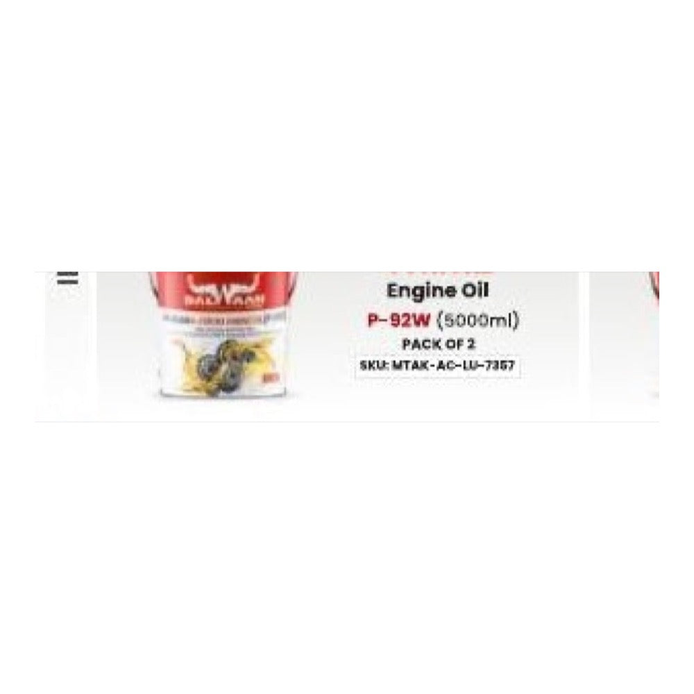 Balwaan P-92W 4 Stroke Oil 5L Pack of 2