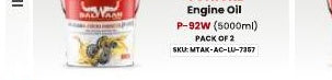 Balwaan P-92W 4 stroke oil 5L