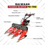Balwaan Power Reaper PR-700 (BP-700+RA-100) | 7 HP 212cc 4-Stroke Engine | 3 Row Crop Harvester with Adjustable Handle & Tubeless Tyres - View 3