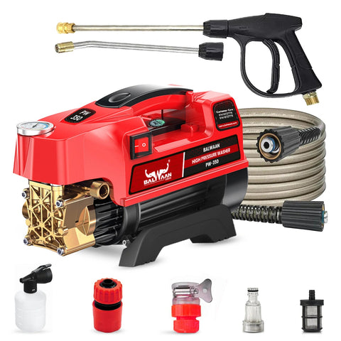 Balwaan PW-350 Pressure Washer 1800W by Balwaan | FarmingTools.in