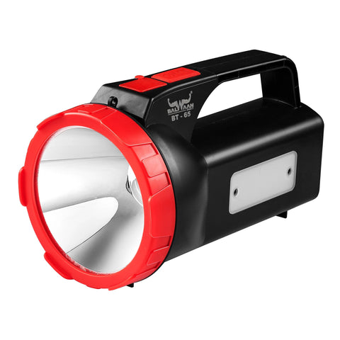 Balwaan Shakti Longlast Flashlight Torch with Side Light BT-65 | Multi-Mode 5W LED USB-C Rechargeable Light by Balwaan | FarmingTools.in