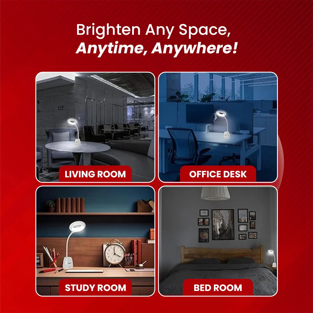 Balwaan Shakti Smart LED Table Lamp | TL-120 | Touch Control | Flexible Neck & 3 Light Modes