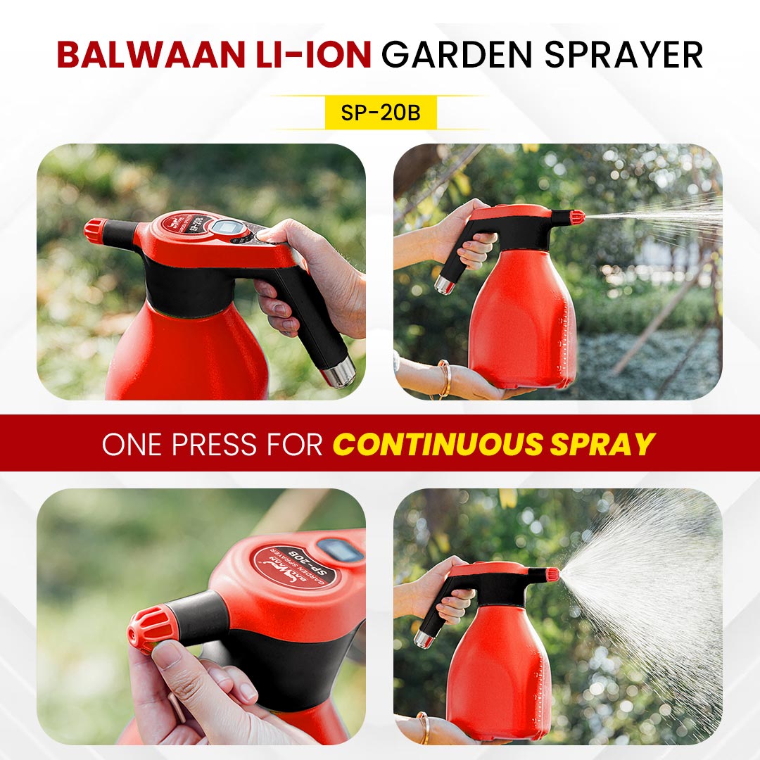 Balwaan SP - 20B Li - ion Battery Sprayer (2 Liters) by Balwaan | KrishiGears