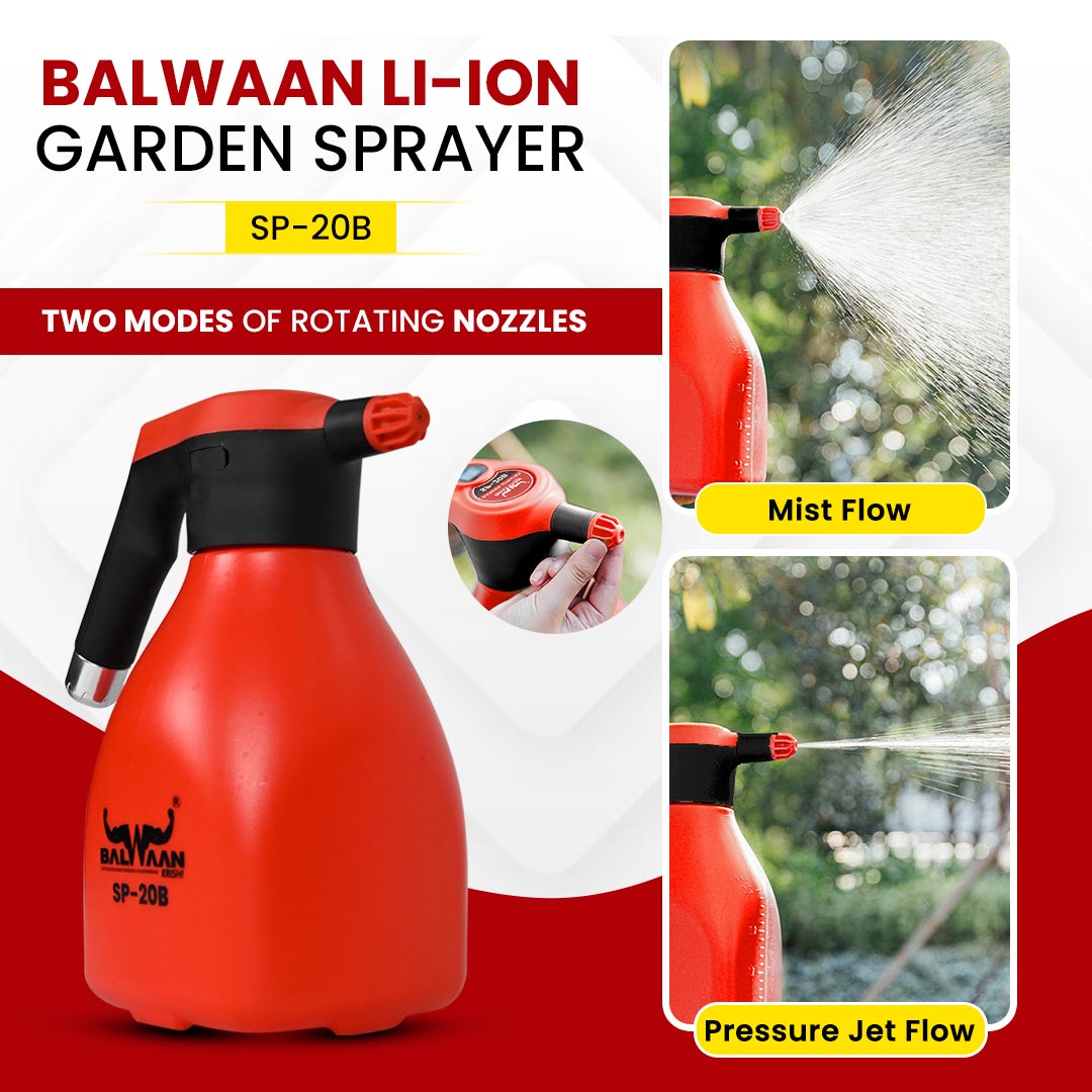 Balwaan SP - 20B Li - ion Battery Sprayer (2 Liters) by Balwaan | KrishiGears