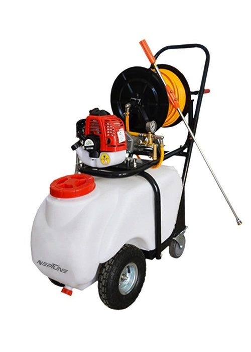 Neptune PS-50 Portable Trolley Power Sprayer | 2-Stroke 26CC Petrol Engine | 50L Tank | 0.7kW - supplier gallery image 1
