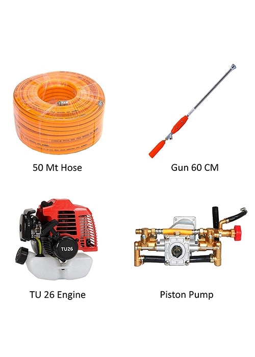 Neptune PS-50 Portable Trolley Power Sprayer | 2-Stroke 26CC Petrol Engine | 50L Tank | 0.7kW - supplier gallery image 3