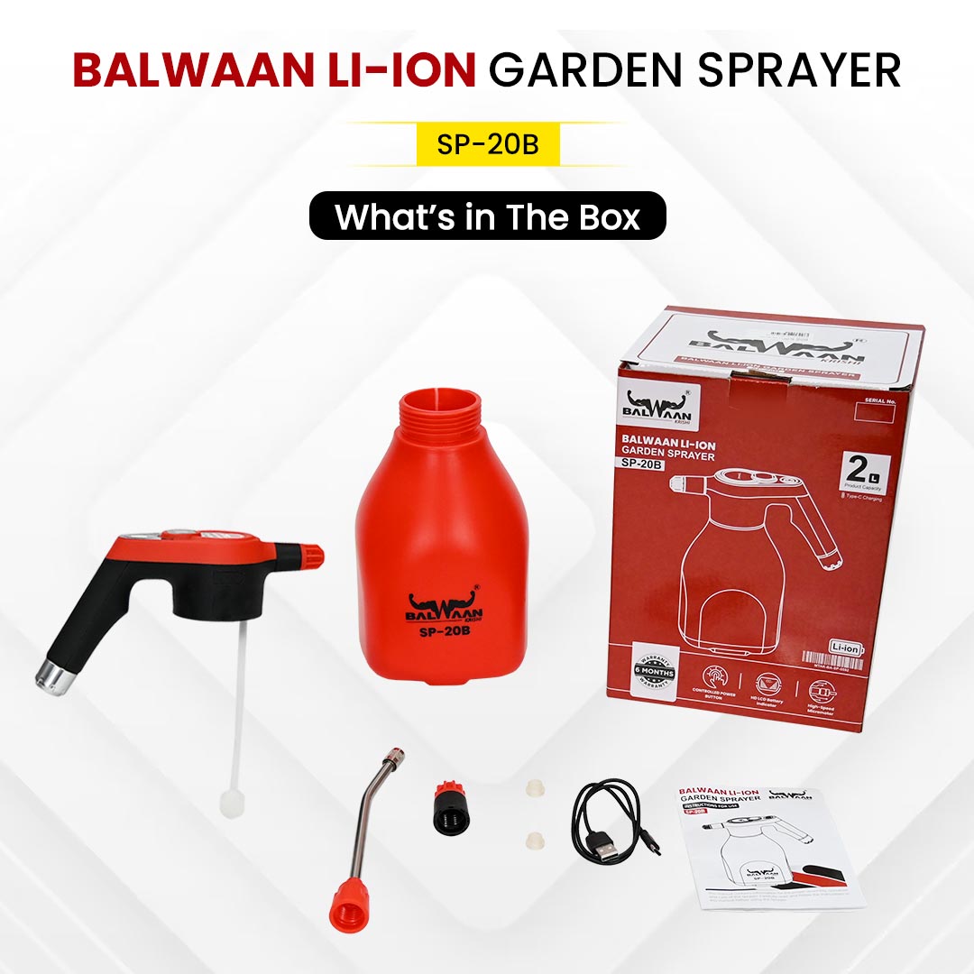 Balwaan SP-20B Li-ion Battery Sprayer (2 Liters)